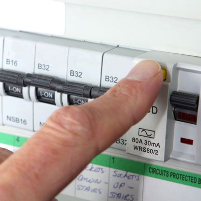 Domestic electrical fuse box